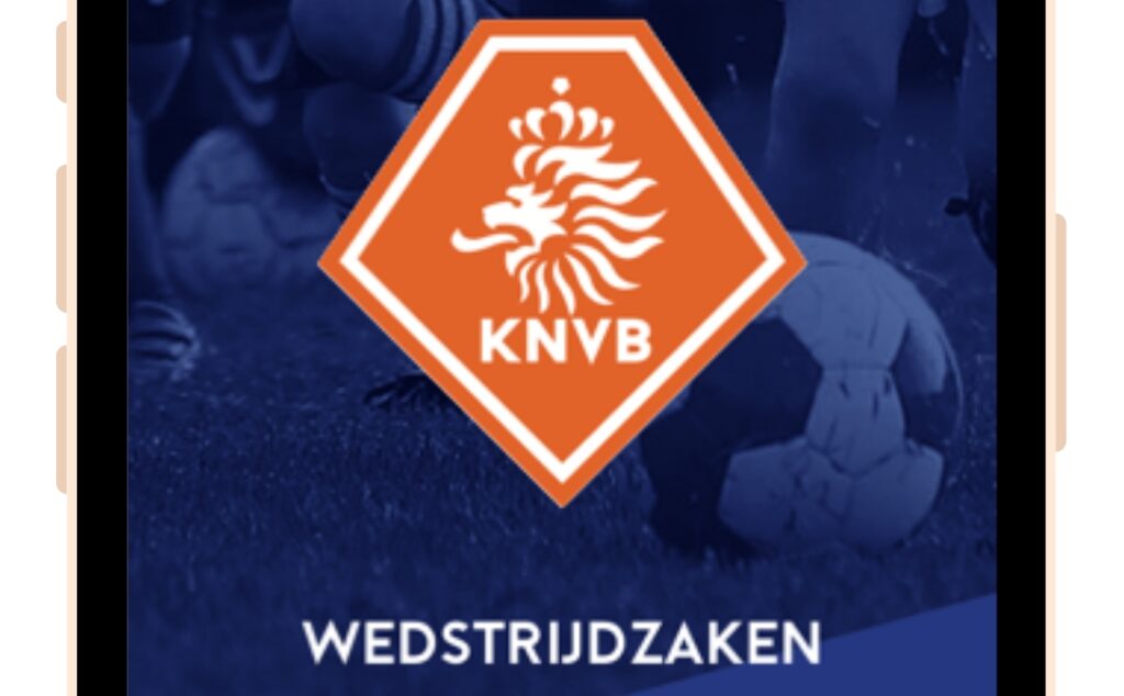 KNVB wedstrijdzaken app